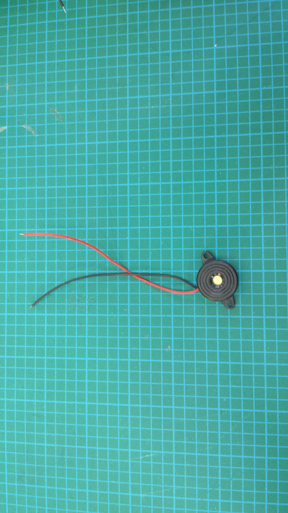BUZZER ROUND 3 - 24V DC WITH LEADS