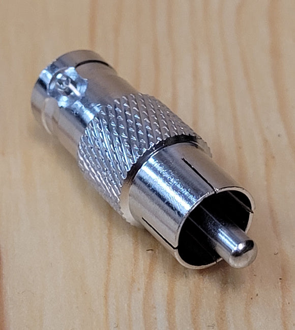 BNC Socket to RCA Pin Connector