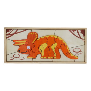 Dinosaur Skeleton Puzzle - Triceratops