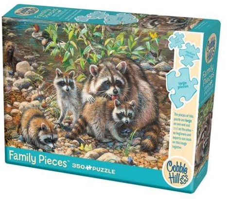 Raccoon Family 350pc (Family Puzzle)