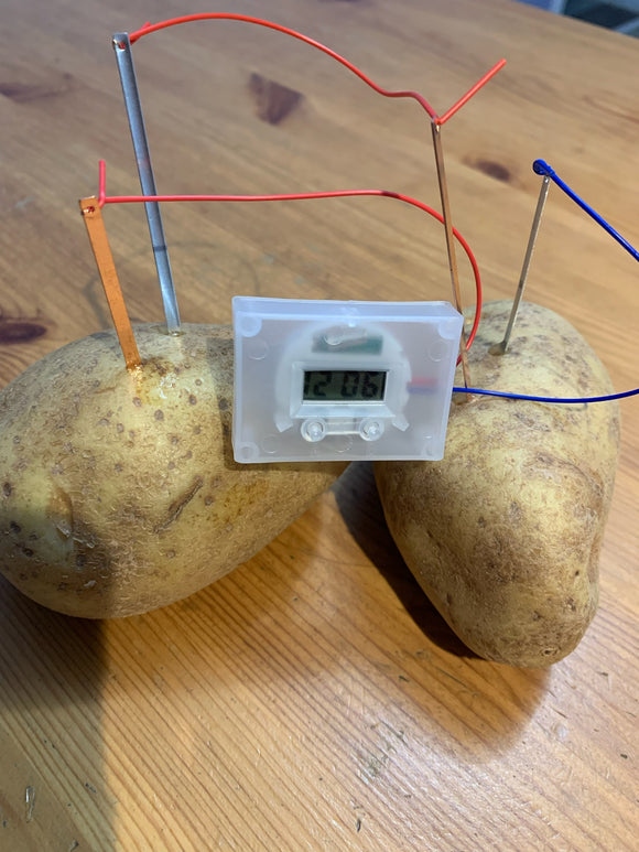 Potato Battery Clock Kit