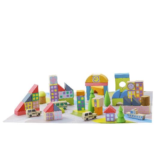 Construction Set Mini City 50 pcs